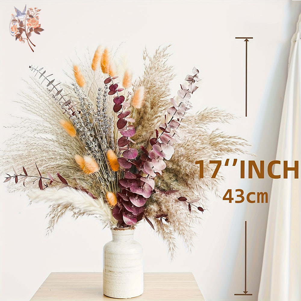 75PCS Dried Pampas Eucalyptus  – Dried Flower Bunch recenzja i cena
