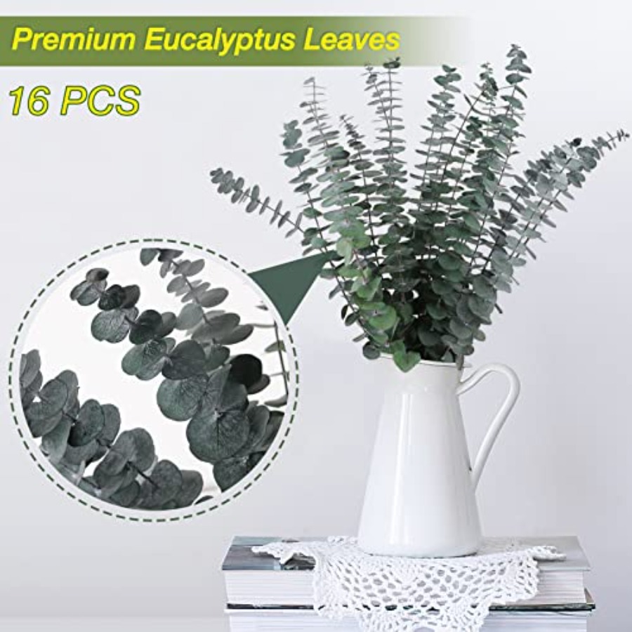 16 Pcs Preserved-Dried-Eucalyp – Dried Flower Bunch recenzja i cena