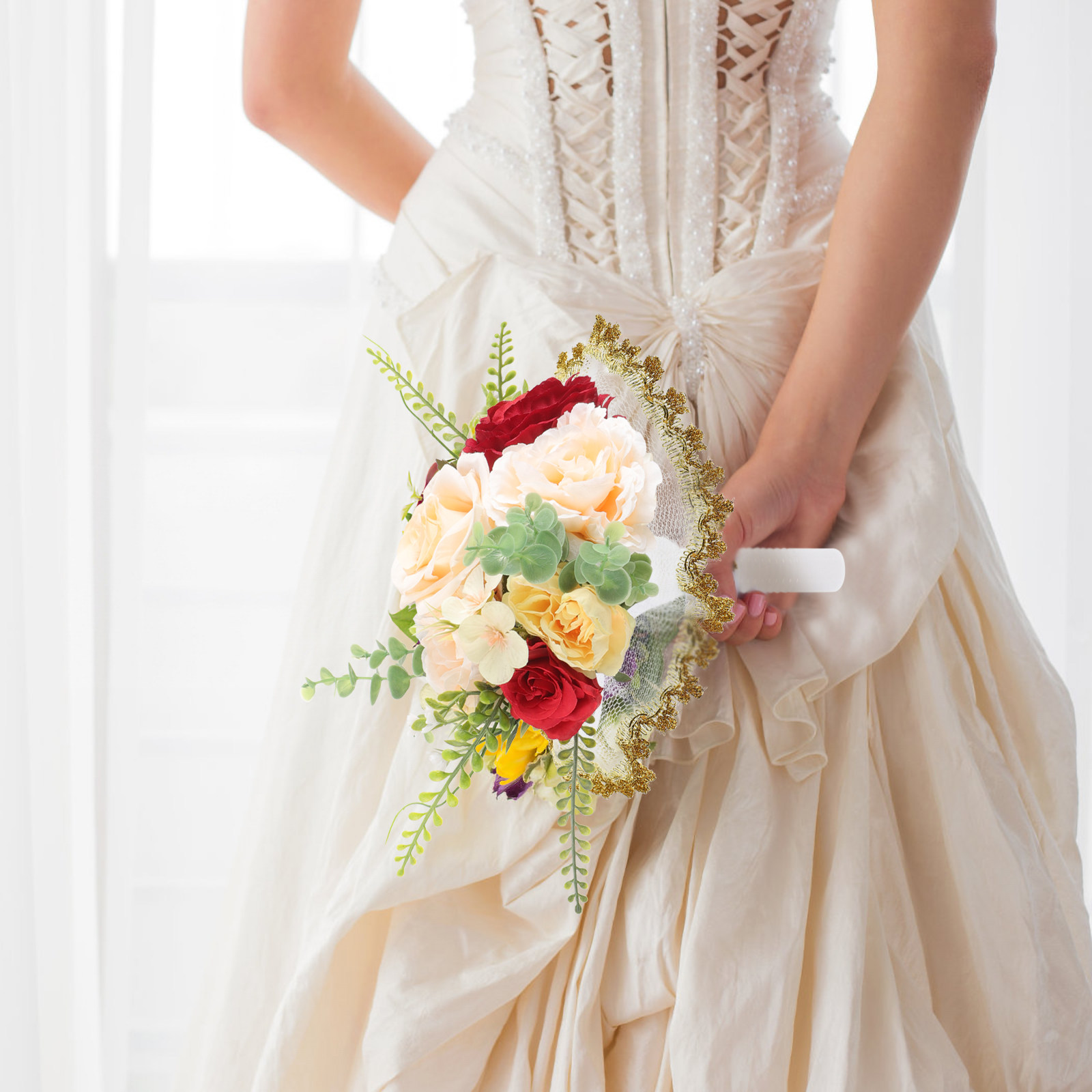 1Set Bridal Bouquet Holder Sem – Bouquet Holder Foam recenzja i cena