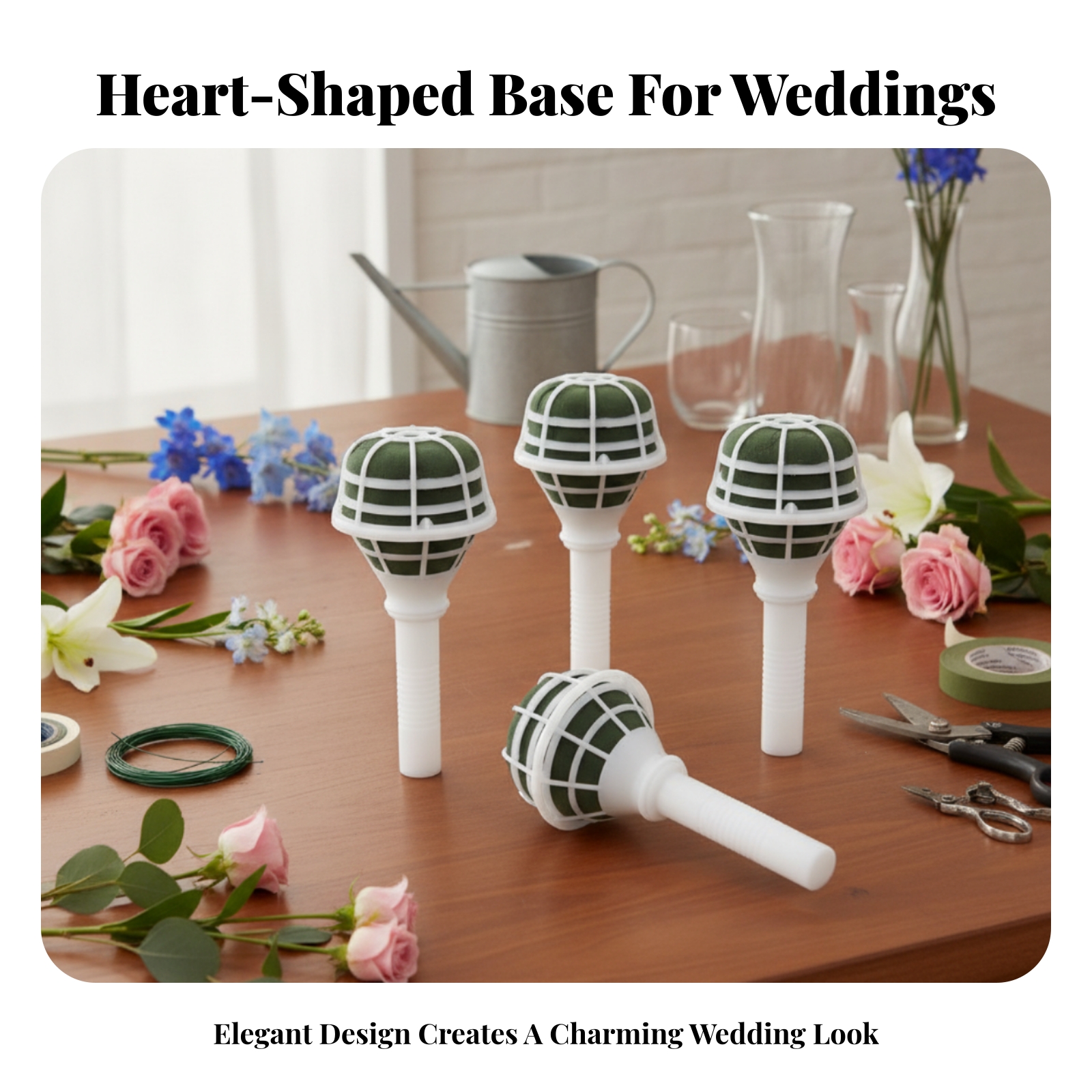 6 Pieces Foam Bouquet Holder W – Bouquet Holder Foam recenzja i cena