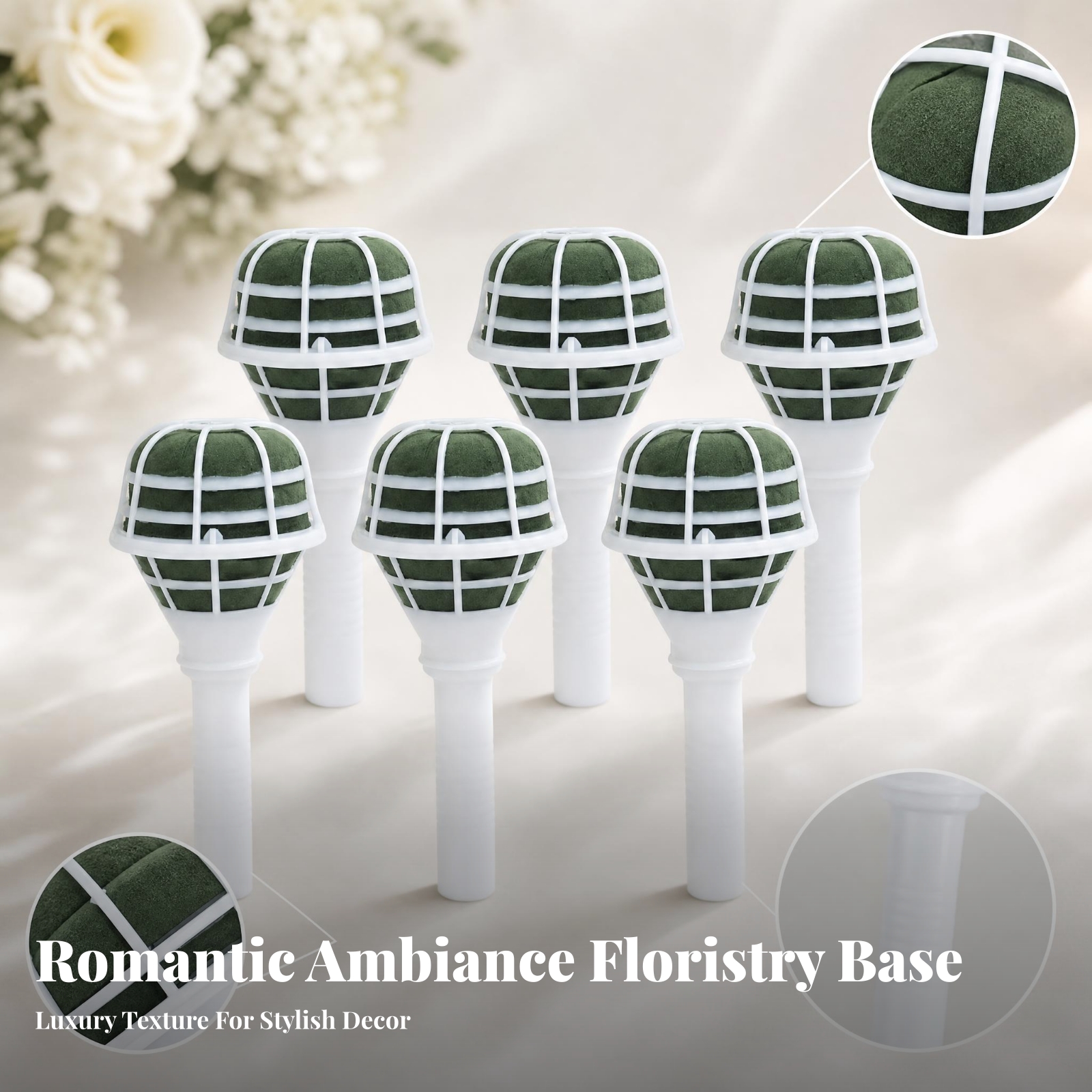6 Pieces Foam Bouquet Holder W – Bouquet Holder Foam recenzja i cena