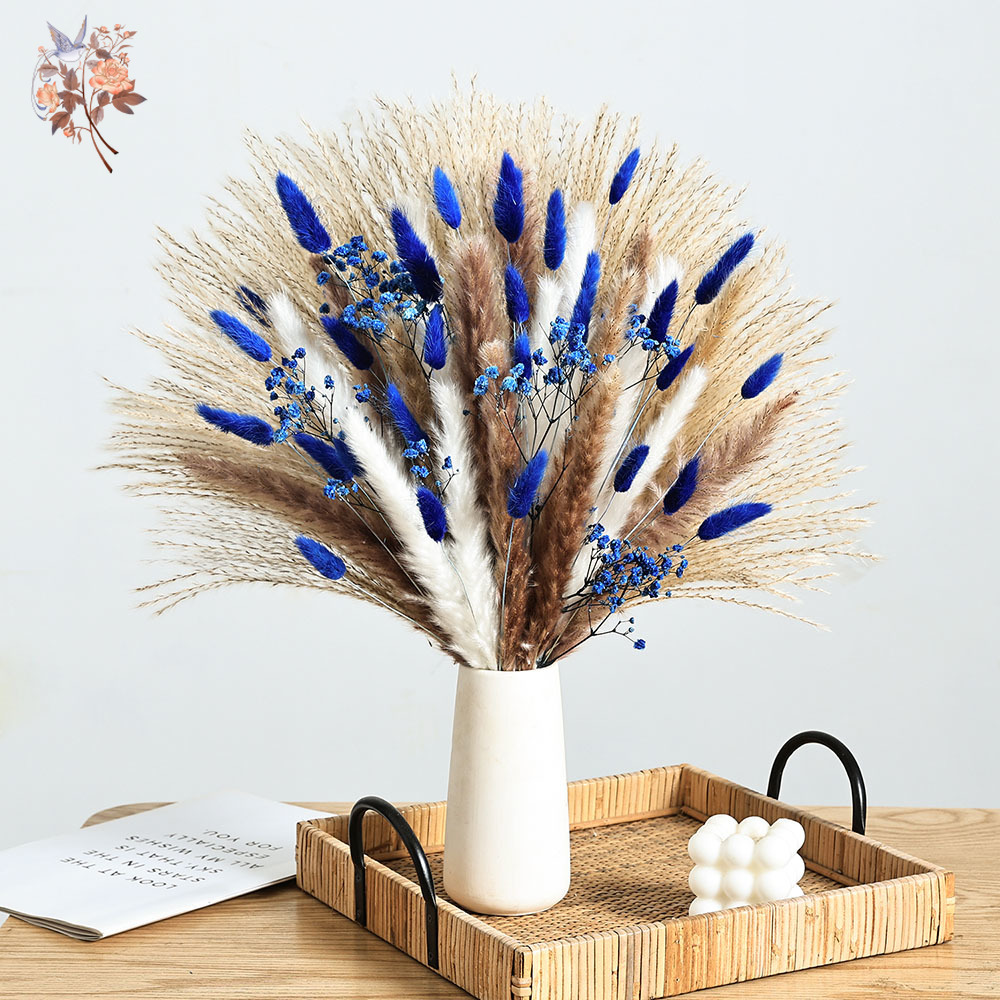 70 Stem Blue Fluffly Rabbit Ta – Dried Flower Bunch recenzja i cena