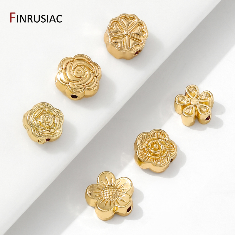 14K Gold Plated Brass Flower S – Flower Supply recenzja i cena