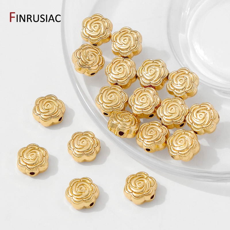 14K Gold Plated Brass Flower S – Flower Supply recenzja i cena