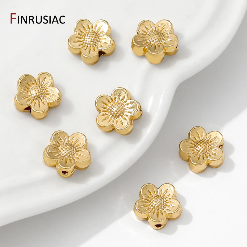 14K Gold Plated Brass Flower S – Flower Supply recenzja i cena