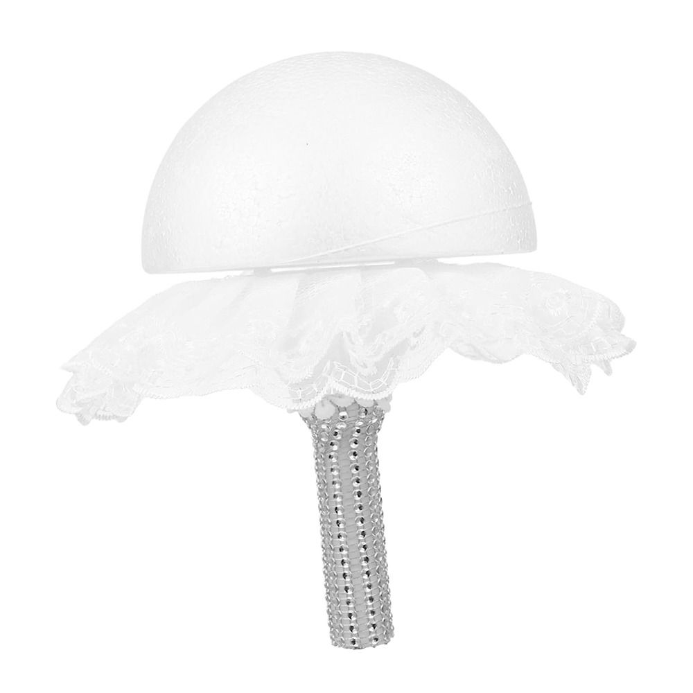 Sweet White Lace Foam Bouquet  – Bouquet Holder Foam recenzja i cena