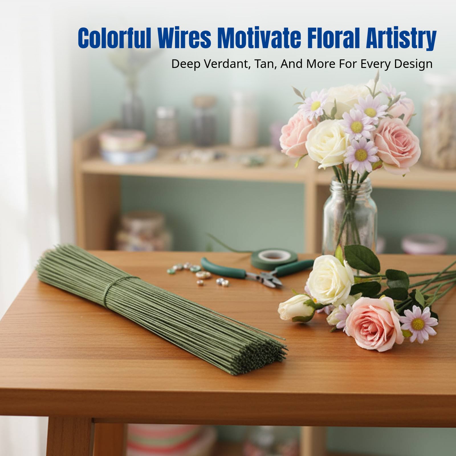 DIY Handcraft Floral Stem Wire – Flower Supply recenzja i cena