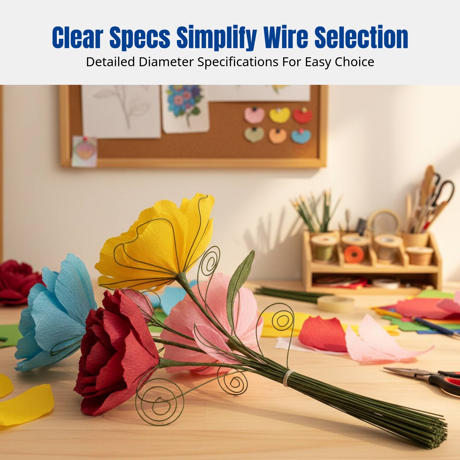 DIY Handcraft Floral Stem Wire – Flower Supply recenzja i cena