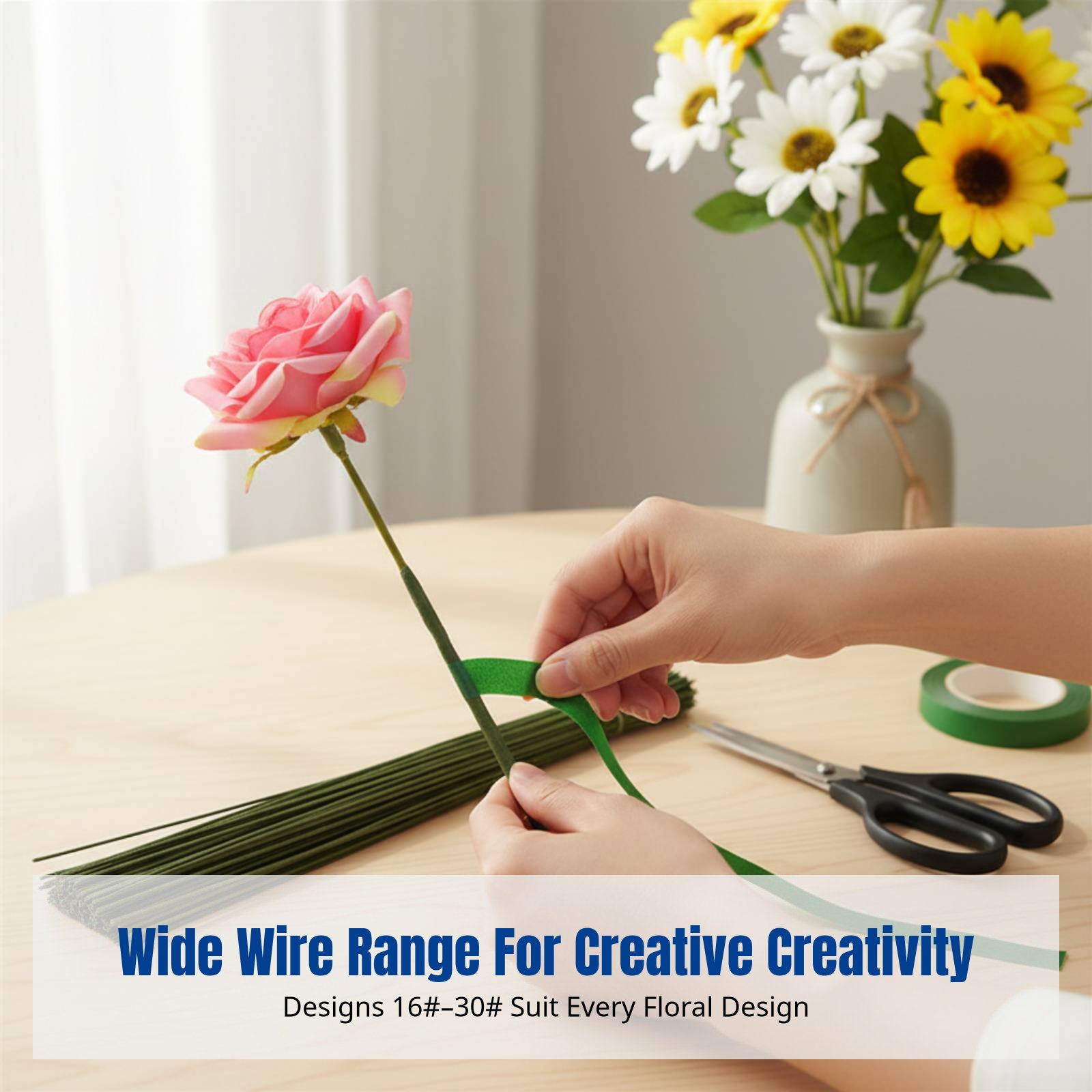 DIY Handcraft Floral Stem Wire – Flower Supply recenzja i cena