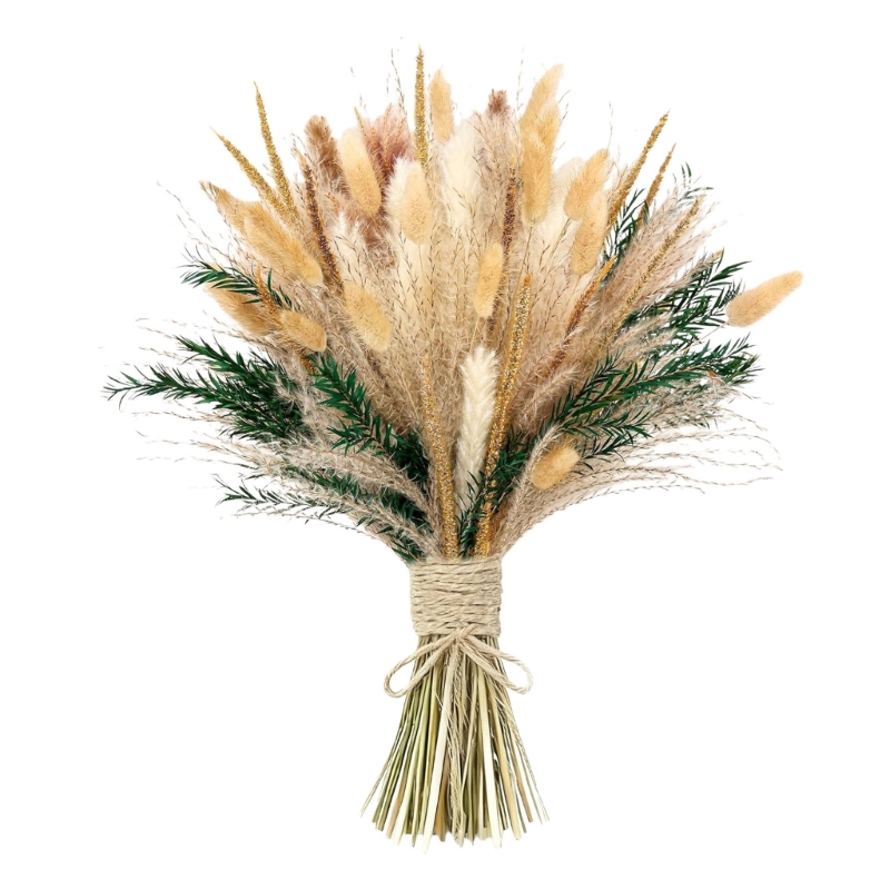 Bulk 100PCS Dried Pampas Grass – Dried Flower Bunch recenzja i cena