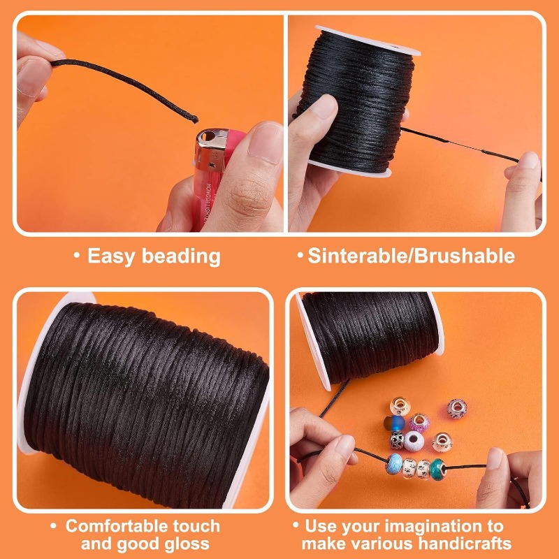 106 Yards Rattail Satin Cords  – Ribbon Wired Satin recenzja i cena
