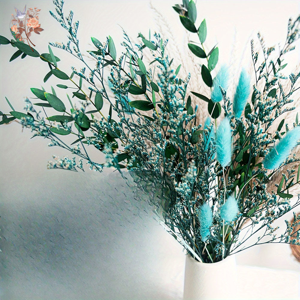 Blue Natural Dried Flowers Pam – Dried Flower Bunch recenzja i cena