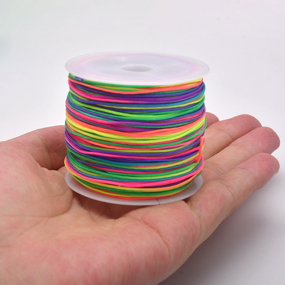 50Yds 0.8mm Crafts Nylon Cord  – Ribbon Wired Satin recenzja i cena