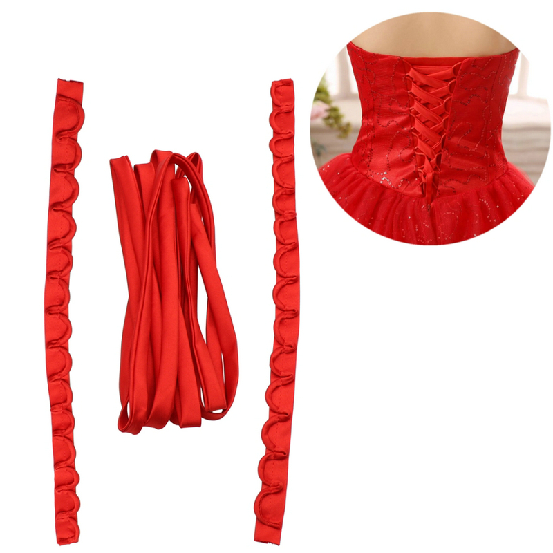 3PCS/Set Satin Wedding Dress Z – Ribbon Wired Satin recenzja i cena