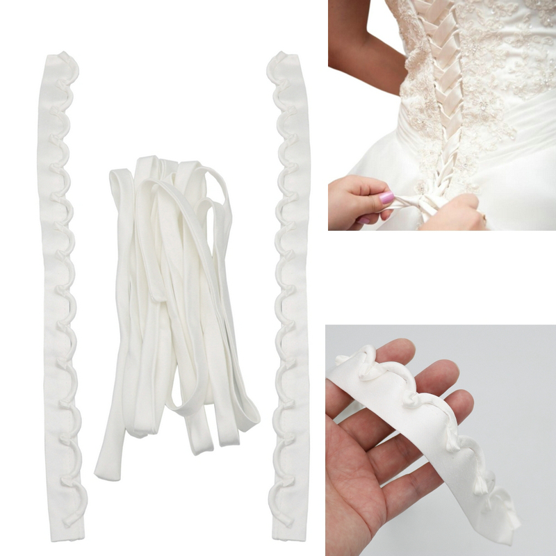 3PCS/Set Satin Wedding Dress Z – Ribbon Wired Satin recenzja i cena