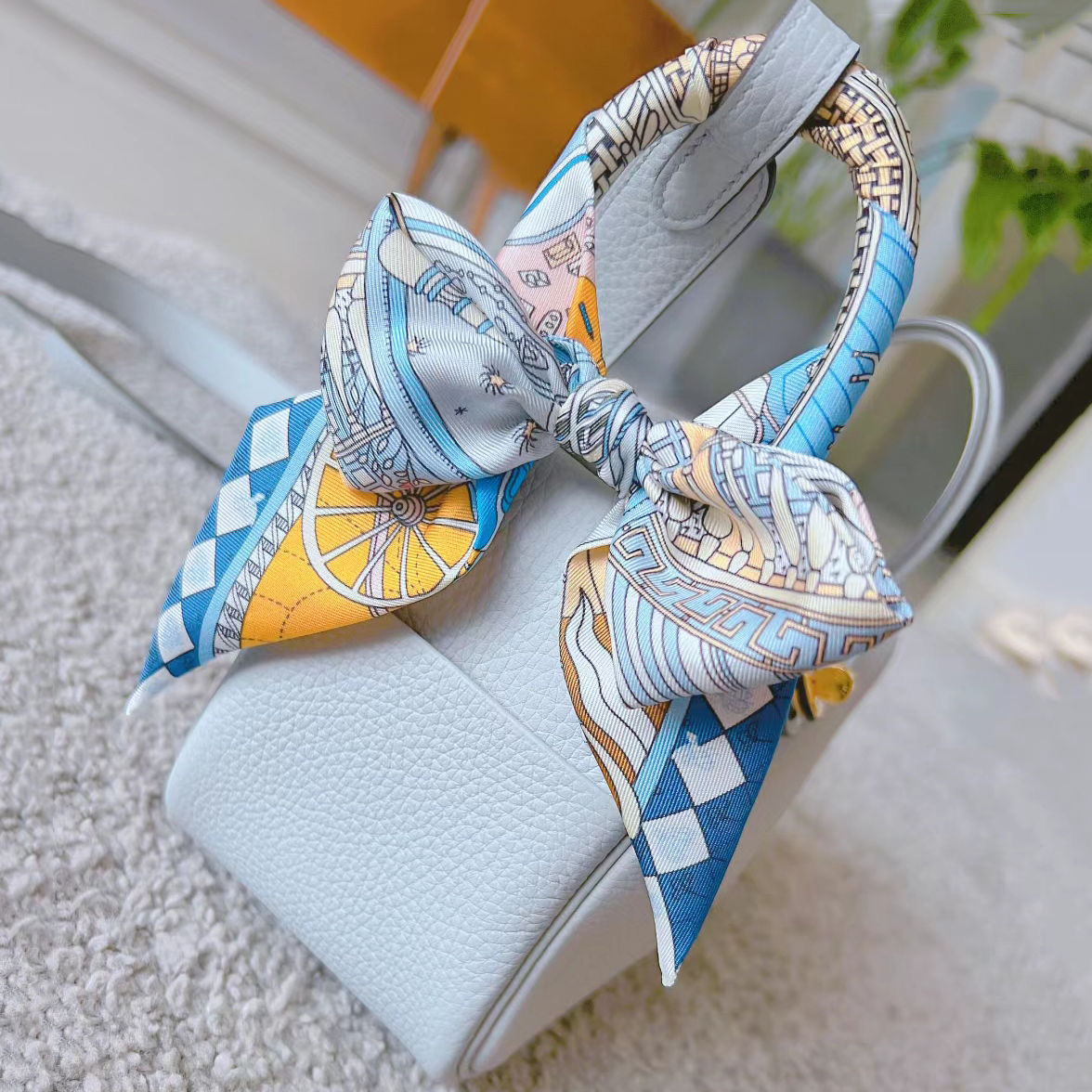 Exotic Printed Silk Scarf for  – Ribbon Wired Satin recenzja i cena