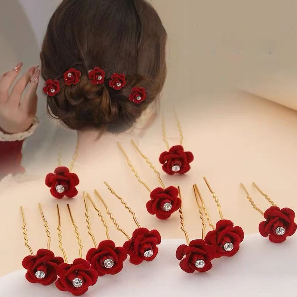 10Pcs Rose Hair Accessories We – Flower Supply recenzja i cena