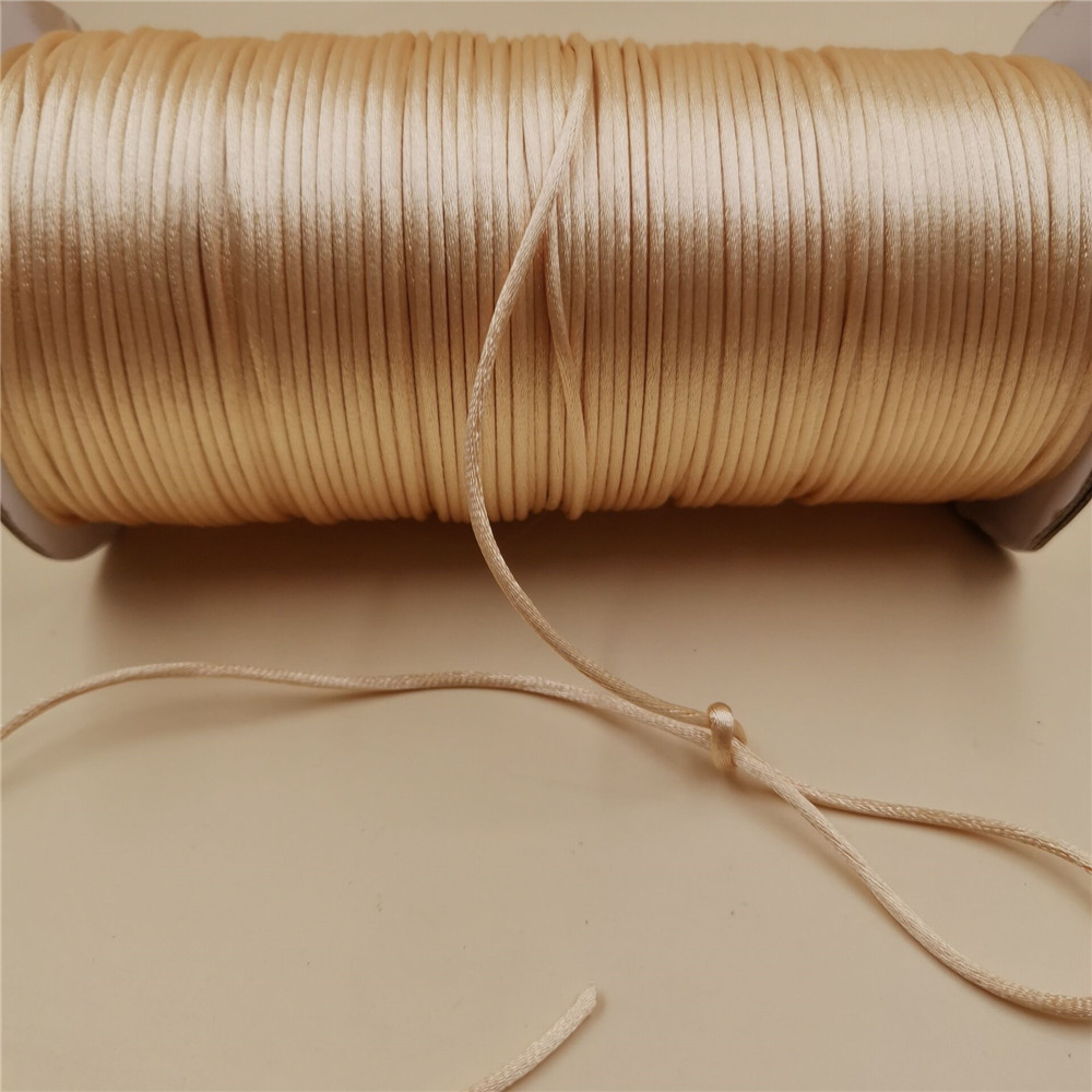 2mm Khaki Satin Cord Thread Ma – Ribbon Wired Satin recenzja i cena