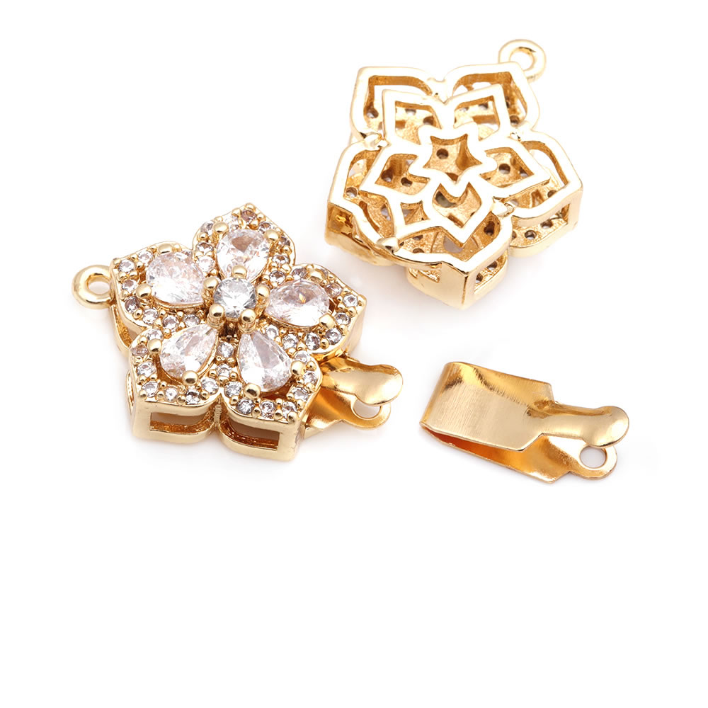 4 Sets Full Size 21x15MM 18K G – Flower Supply recenzja i cena