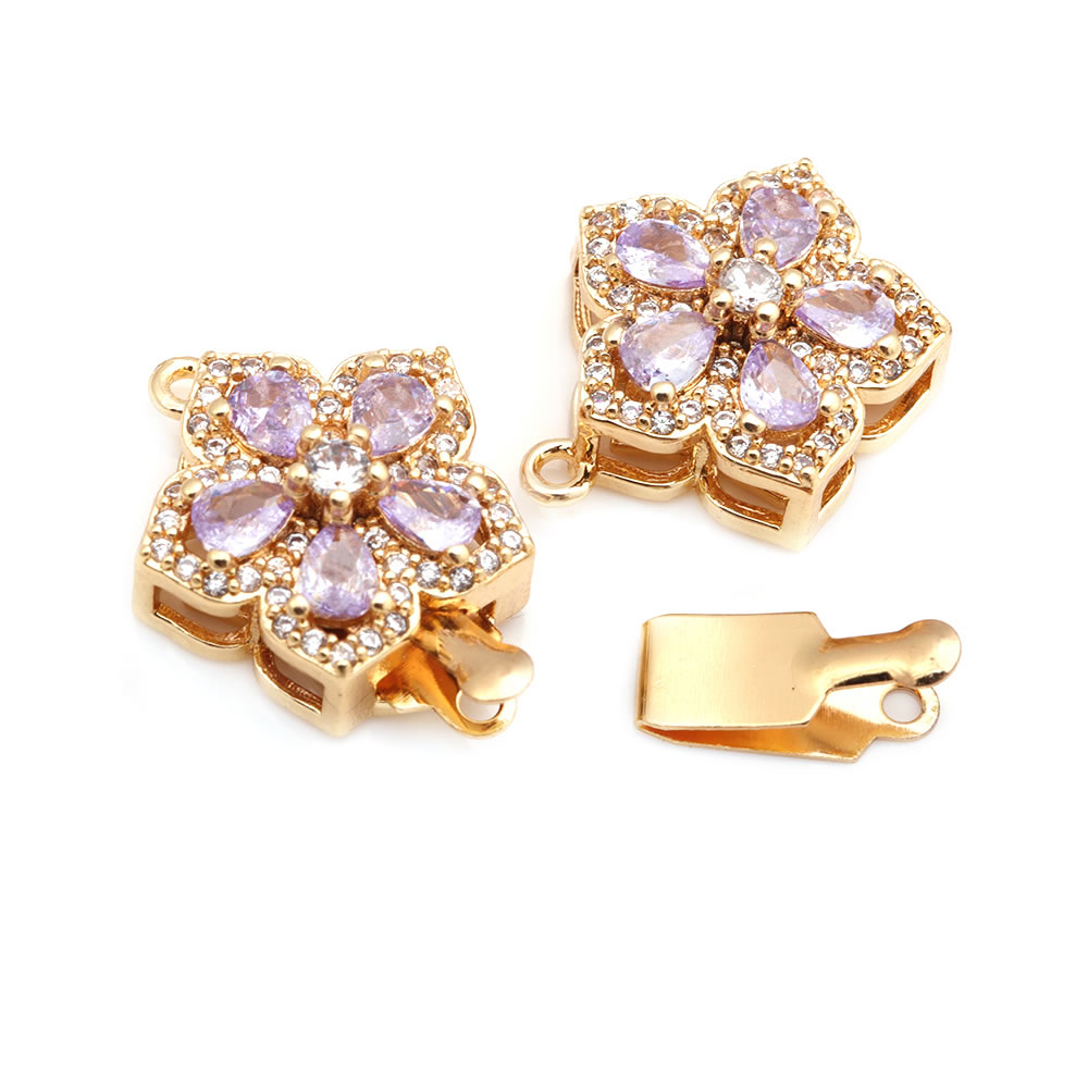 4 Sets Full Size 21x15MM 18K G – Flower Supply recenzja i cena