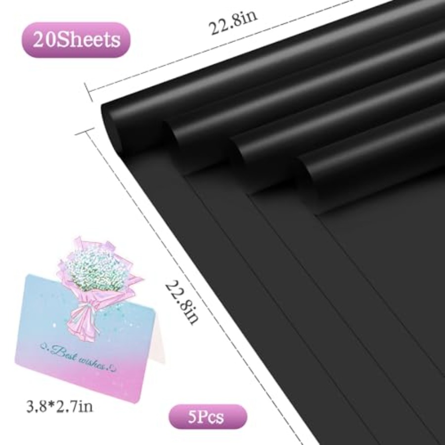 20 Sheets Flower Wrapping Pape – Flower Supply recenzja i cena