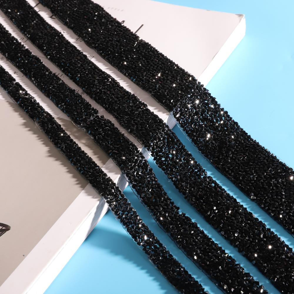 1 Yard  Crystal Rhinestone Web – Ribbon Wired Satin recenzja i cena