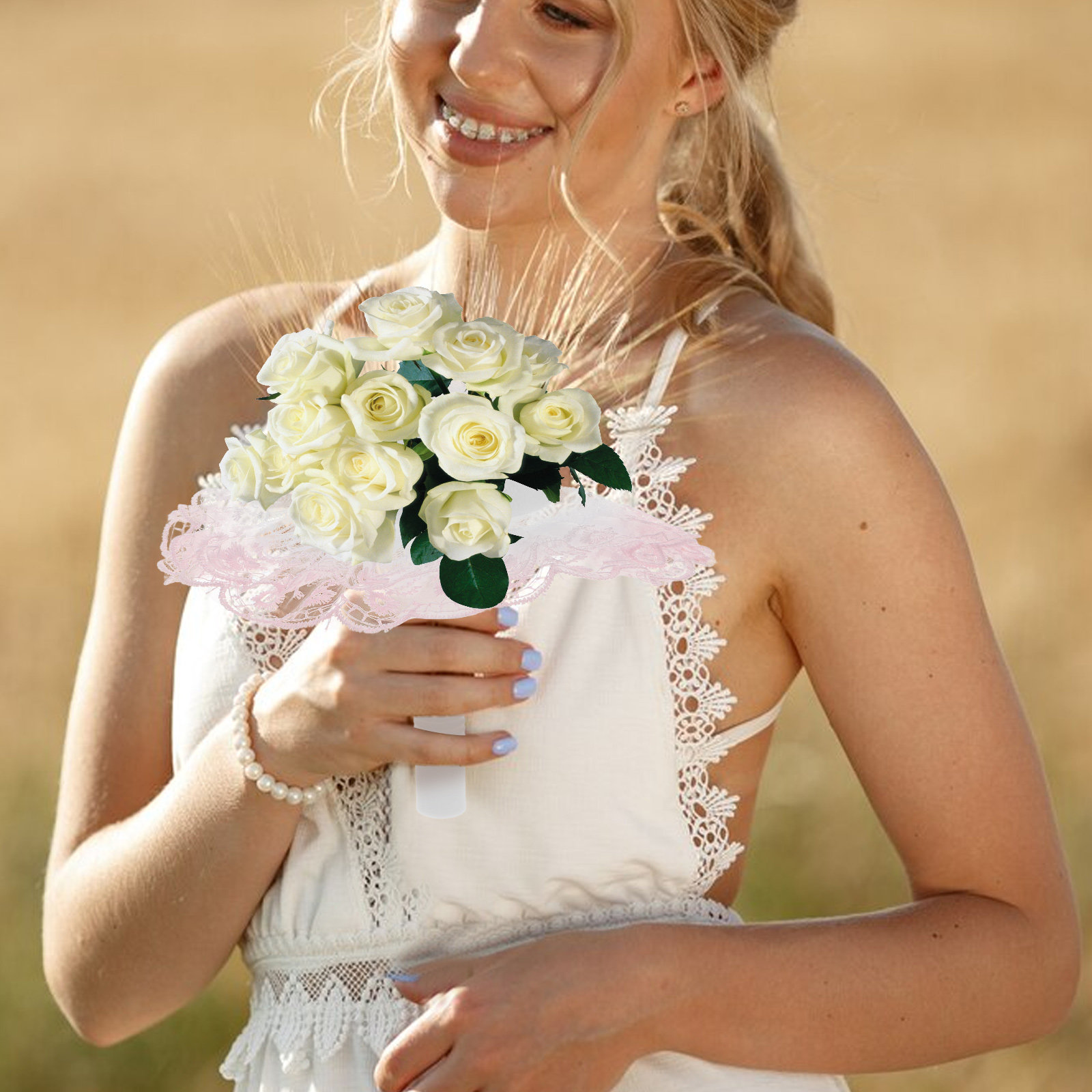 Floral Holder Flower Mud Weddi – Bouquet Holder Foam recenzja i cena