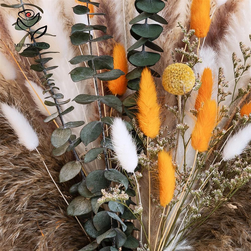 65Pcs Orange Pampas Grass Bouq – Dried Flower Bunch recenzja i cena