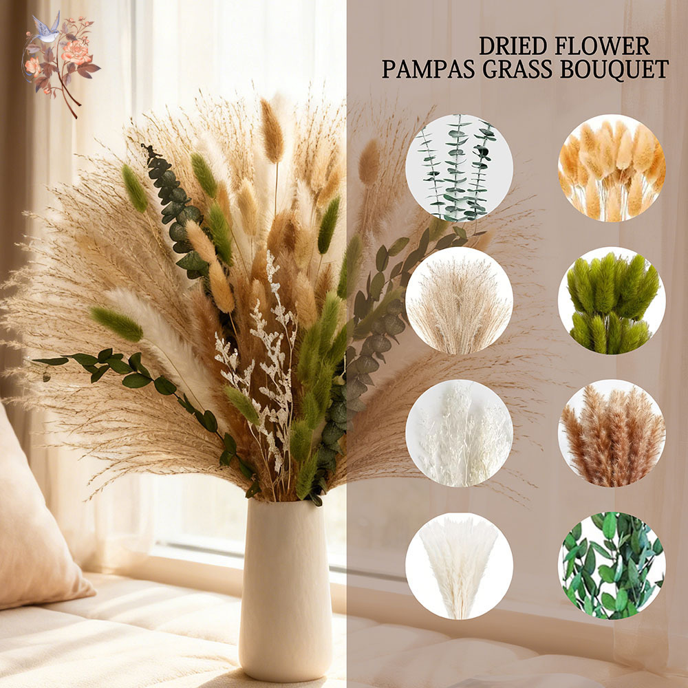 85PCS Natural Dried Flowers Pa – Dried Flower Bunch recenzja i cena