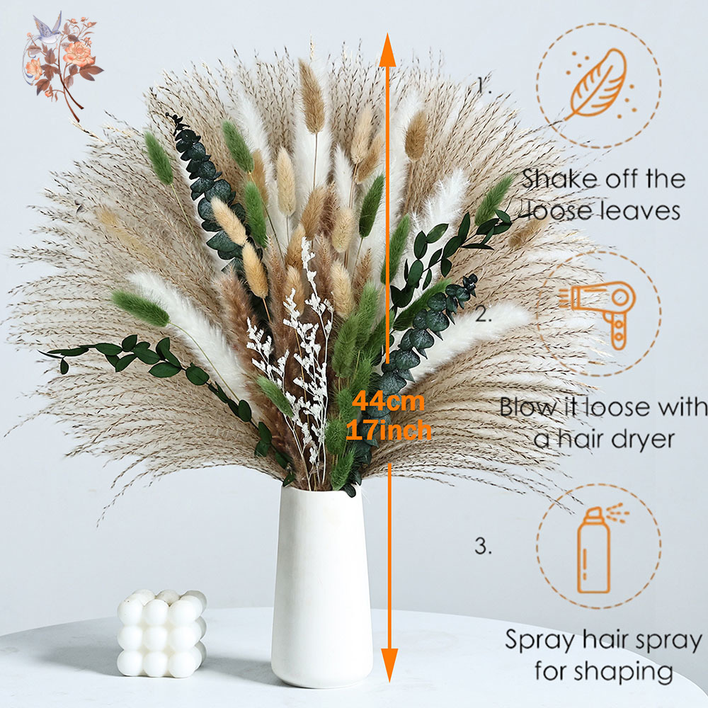 85PCS Natural Dried Flowers Pa – Dried Flower Bunch recenzja i cena