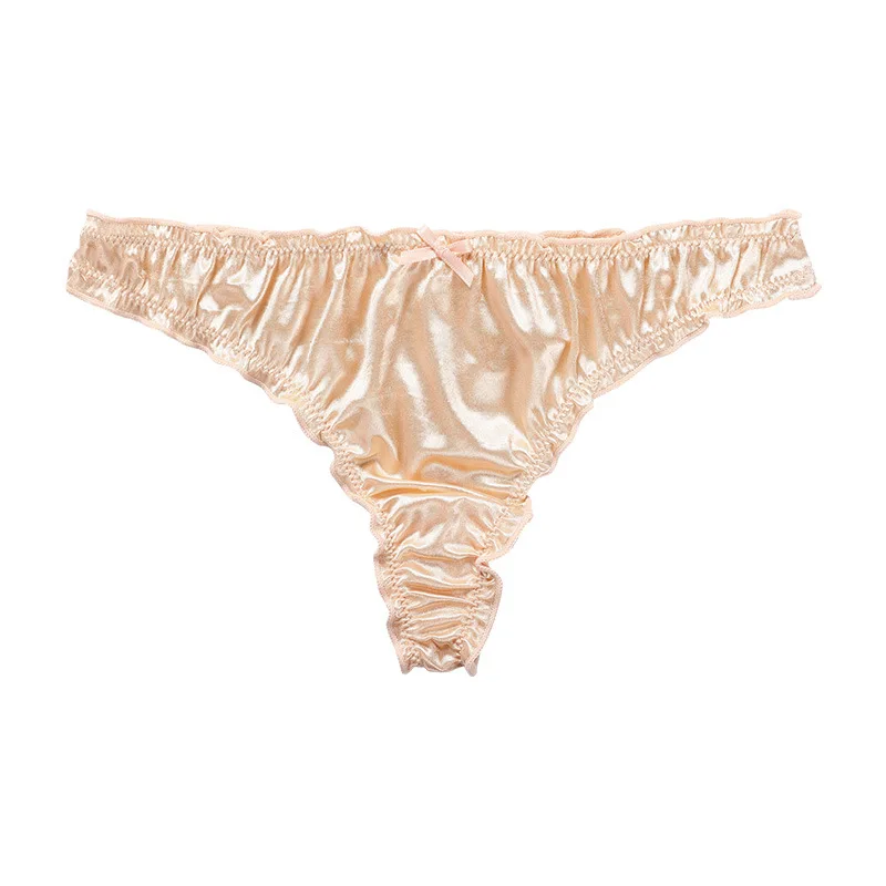 2PC Women 'S T-Back Luxury Sat – Ribbon Wired Satin recenzja i cena