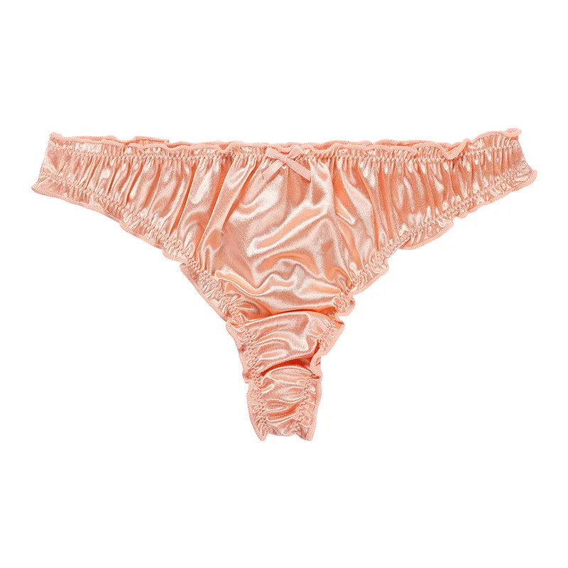 2PC Women 'S T-Back Luxury Sat – Ribbon Wired Satin recenzja i cena