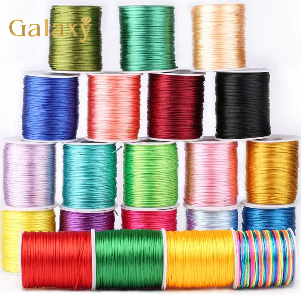 100M/roll 1.5/2/2.5/3mm Nylon  – Ribbon Wired Satin recenzja i cena
