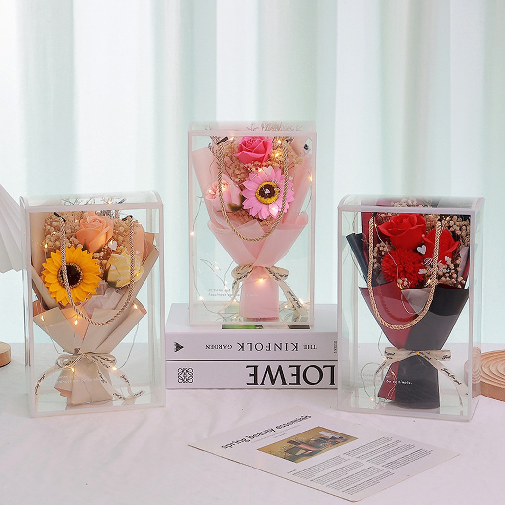 Soap Flower Decorative Bouquet – Dried Flower Bunch recenzja i cena