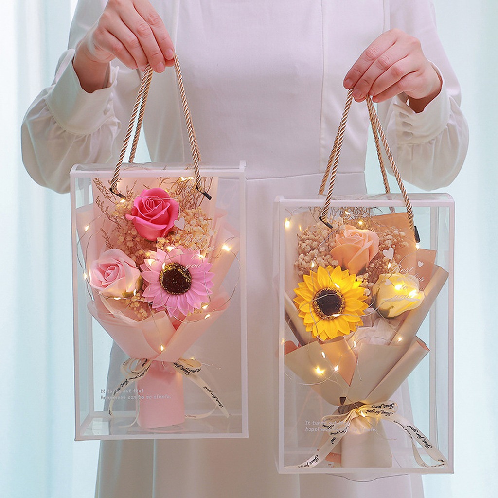 Soap Flower Decorative Bouquet – Dried Flower Bunch recenzja i cena