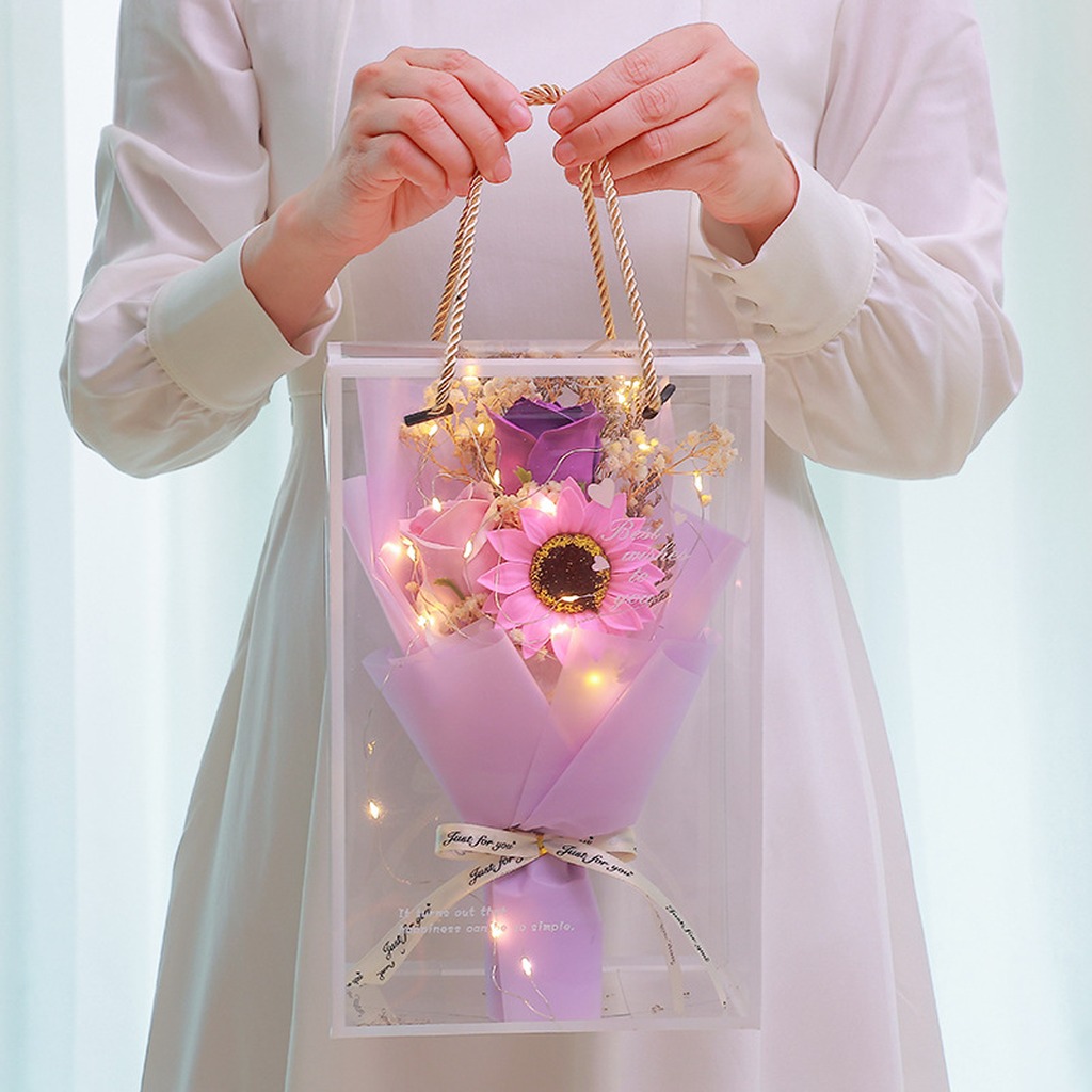 Soap Flower Decorative Bouquet – Dried Flower Bunch recenzja i cena