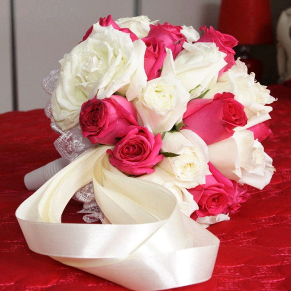DIY White With Lace Handle Flo – Bouquet Holder Foam recenzja i cena