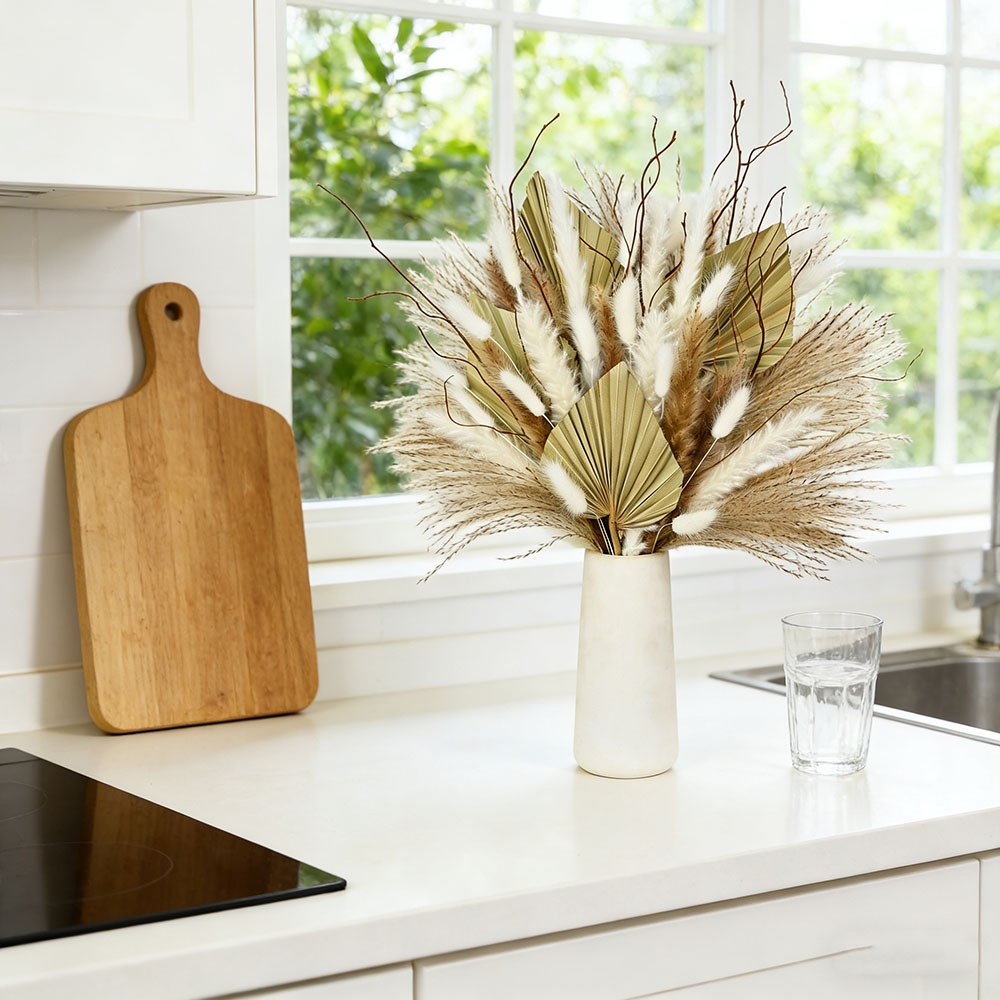 Natural Dried Palm Leaves Bouq – Dried Flower Bunch recenzja i cena