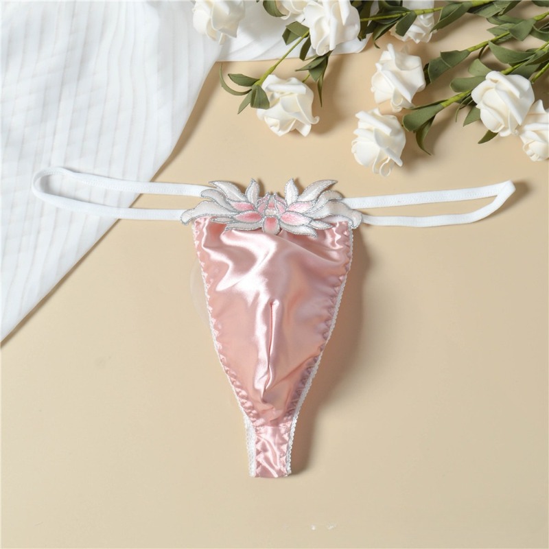 Sissy Pouch Panties Men's Gay  – Ribbon Wired Satin recenzja i cena